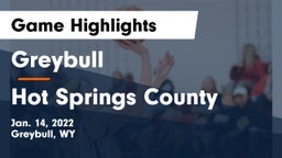 Greybull  vs Hot Springs County  Game Highlights - Jan. 14, 2022