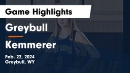 Greybull  vs Kemmerer  Game Highlights - Feb. 22, 2024