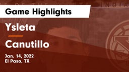 Ysleta  vs Canutillo  Game Highlights - Jan. 14, 2022
