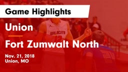 Union  vs Fort Zumwalt North  Game Highlights - Nov. 21, 2018
