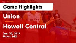 Union  vs Howell Central  Game Highlights - Jan. 30, 2019