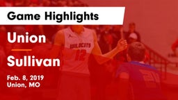 Union  vs Sullivan  Game Highlights - Feb. 8, 2019