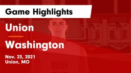 Union  vs Washington  Game Highlights - Nov. 23, 2021