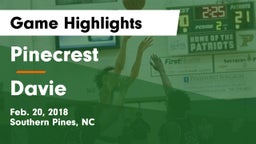 Pinecrest  vs Davie Game Highlights - Feb. 20, 2018