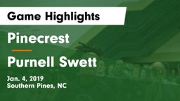 Pinecrest  vs Purnell Swett  Game Highlights - Jan. 4, 2019