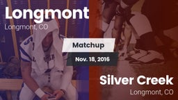 Matchup: Longmont  vs. Silver Creek  2016