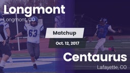 Matchup: Longmont  vs. Centaurus  2017