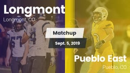 Matchup: Longmont  vs. Pueblo East  2019
