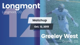 Matchup: Longmont  vs. Greeley West  2019