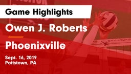 Owen J. Roberts  vs Phoenixville  Game Highlights - Sept. 16, 2019