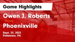 Owen J. Roberts  vs Phoenixville  Game Highlights - Sept. 23, 2022