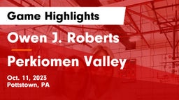 Owen J. Roberts  vs Perkiomen Valley  Game Highlights - Oct. 11, 2023