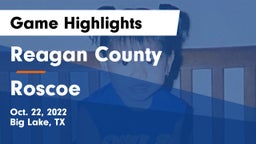 Reagan County  vs Roscoe  Game Highlights - Oct. 22, 2022