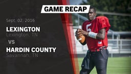 Recap: Lexington  vs. Hardin County  2016