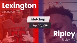 Matchup: Lexington High vs. Ripley  2016