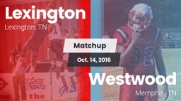 Matchup: Lexington High vs. Westwood  2016