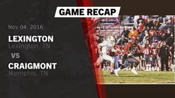 Recap: Lexington  vs. Craigmont  2016