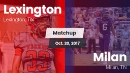 Matchup: Lexington High vs. Milan  2017