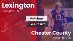 Matchup: Lexington High vs. Chester County  2017