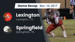 Recap: Lexington  vs. Springfield  2017