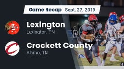 Recap: Lexington  vs. Crockett County  2019
