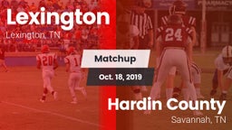 Matchup: Lexington High vs. Hardin County  2019