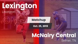 Matchup: Lexington High vs. McNairy Central  2019