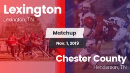 Matchup: Lexington High vs. Chester County  2019