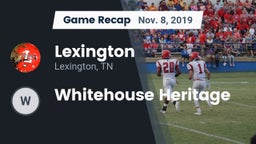 Recap: Lexington  vs. Whitehouse Heritage  2019