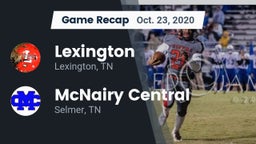 Recap: Lexington  vs. McNairy Central  2020