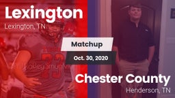 Matchup: Lexington High vs. Chester County  2020