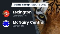 Recap: Lexington  vs. McNairy Central  2022