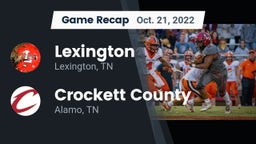 Recap: Lexington  vs. Crockett County  2022
