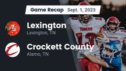 Recap: Lexington  vs. Crockett County  2023