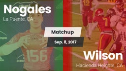 Matchup: Nogales  vs. Wilson  2017