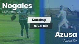 Matchup: Nogales  vs. Azusa  2017