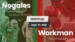 Matchup: Nogales  vs. Workman  2018