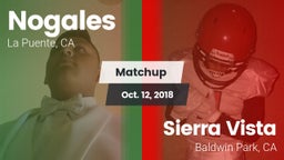 Matchup: Nogales  vs. Sierra Vista  2018