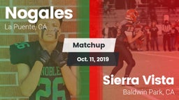 Matchup: Nogales  vs. Sierra Vista  2019