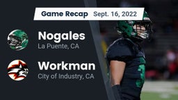 Recap: Nogales  vs. Workman  2022