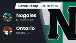 Recap: Nogales  vs. Ontario  2023
