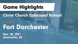 Christ Church Episcopal School vs Fort Dorchester  Game Highlights - Dec. 28, 2021