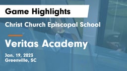Christ Church Episcopal School vs Veritas Academy Game Highlights - Jan. 19, 2023