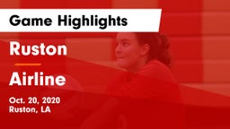 Ruston  vs Airline  Game Highlights - Oct. 20, 2020