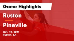 Ruston  vs Pineville Game Highlights - Oct. 12, 2021