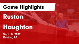 Ruston  vs Haughton Game Highlights - Sept. 8, 2022