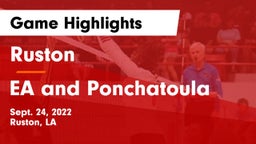Ruston  vs EA and Ponchatoula Game Highlights - Sept. 24, 2022