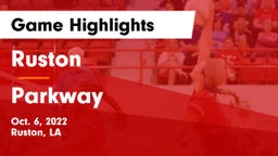 Ruston  vs Parkway  Game Highlights - Oct. 6, 2022