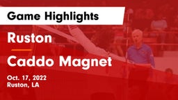 Ruston  vs Caddo Magnet Game Highlights - Oct. 17, 2022