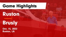 Ruston  vs Brusly  Game Highlights - Oct. 15, 2022